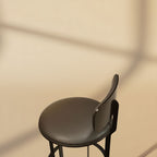 Tabouret de barlume avec dossier - Hauteur comptoir