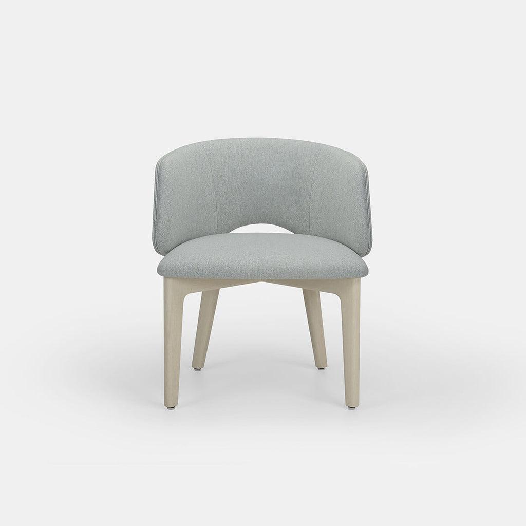 Chaise de salle à manger Mezzaluna avec dossier rembourré