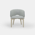 Chaise de salle à manger Mezzaluna avec dossier rembourré