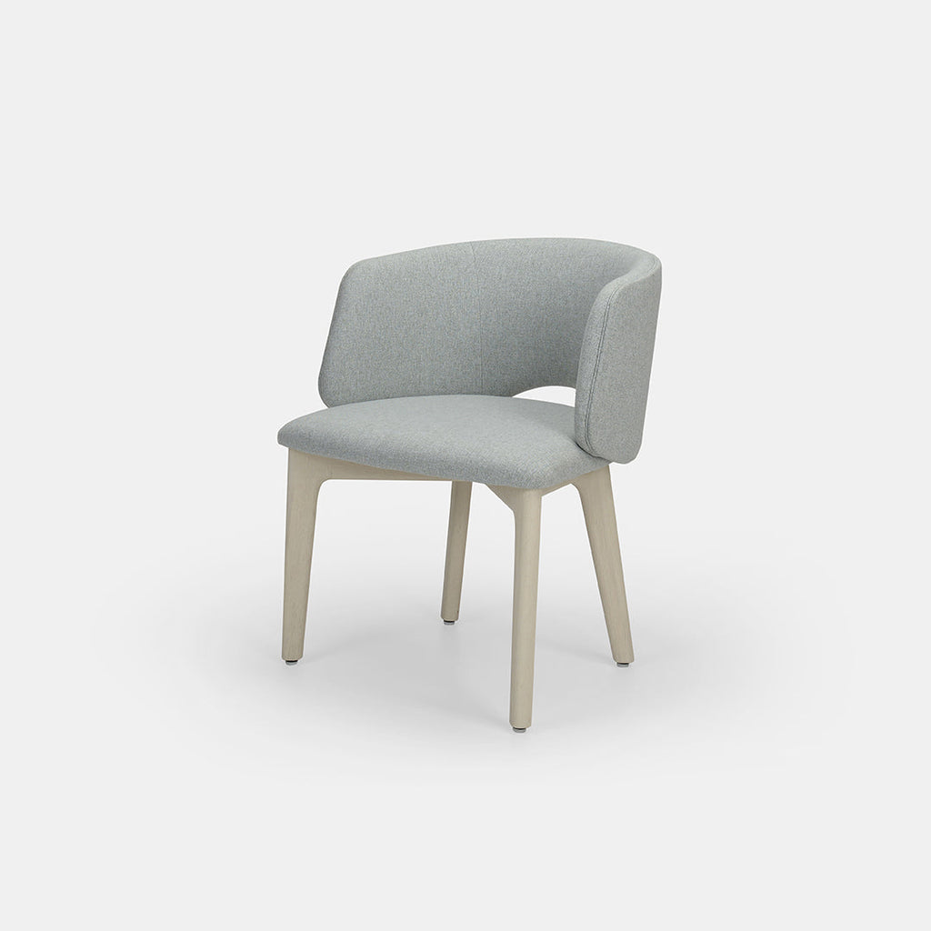 Chaise de salle à manger Mezzaluna avec dossier rembourré