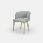 Chaise de salle à manger Mezzaluna avec dossier rembourré