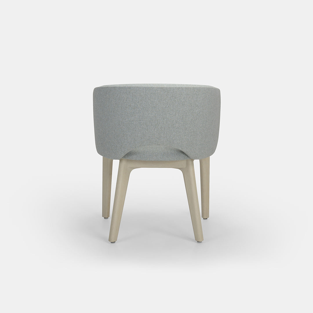 Chaise de salle à manger Mezzaluna avec dossier rembourré