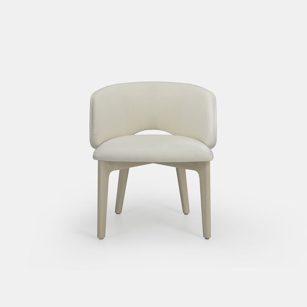 Chaise de salle à manger Mezzaluna avec dossier rembourré