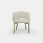 Chaise de salle à manger Mezzaluna avec dossier rembourré