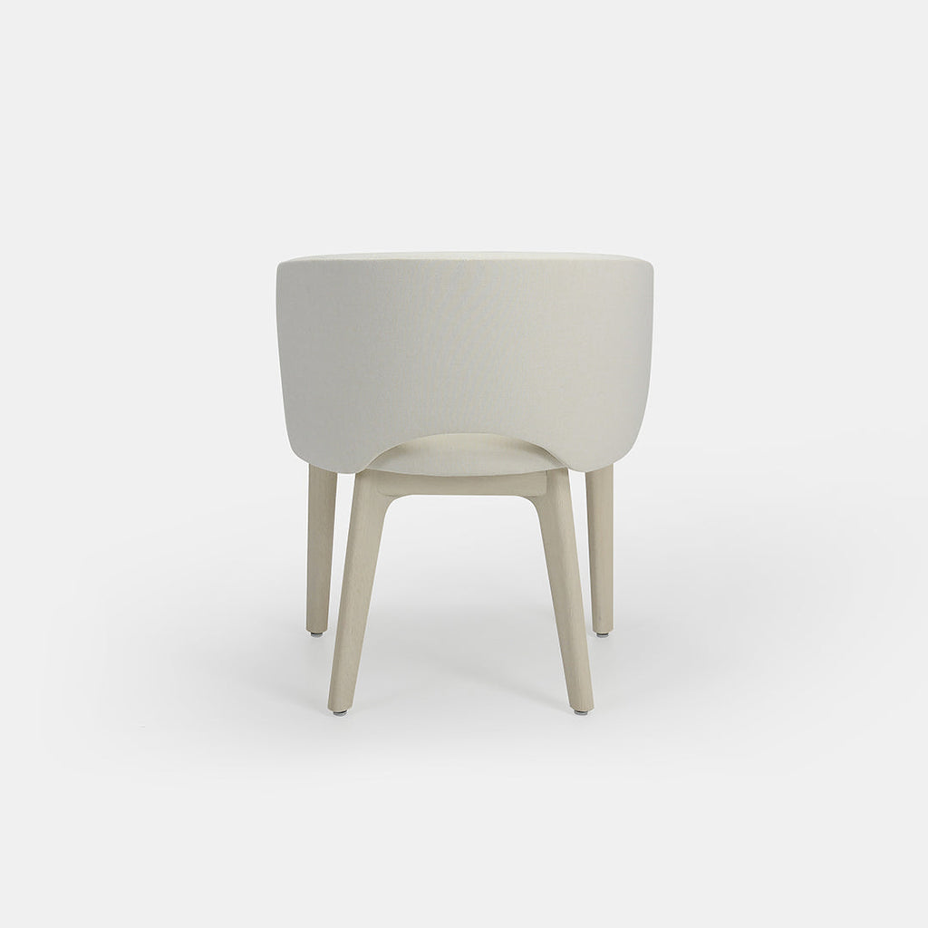 Chaise de salle à manger Mezzaluna avec dossier rembourré