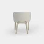 Chaise de salle à manger Mezzaluna avec dossier rembourré