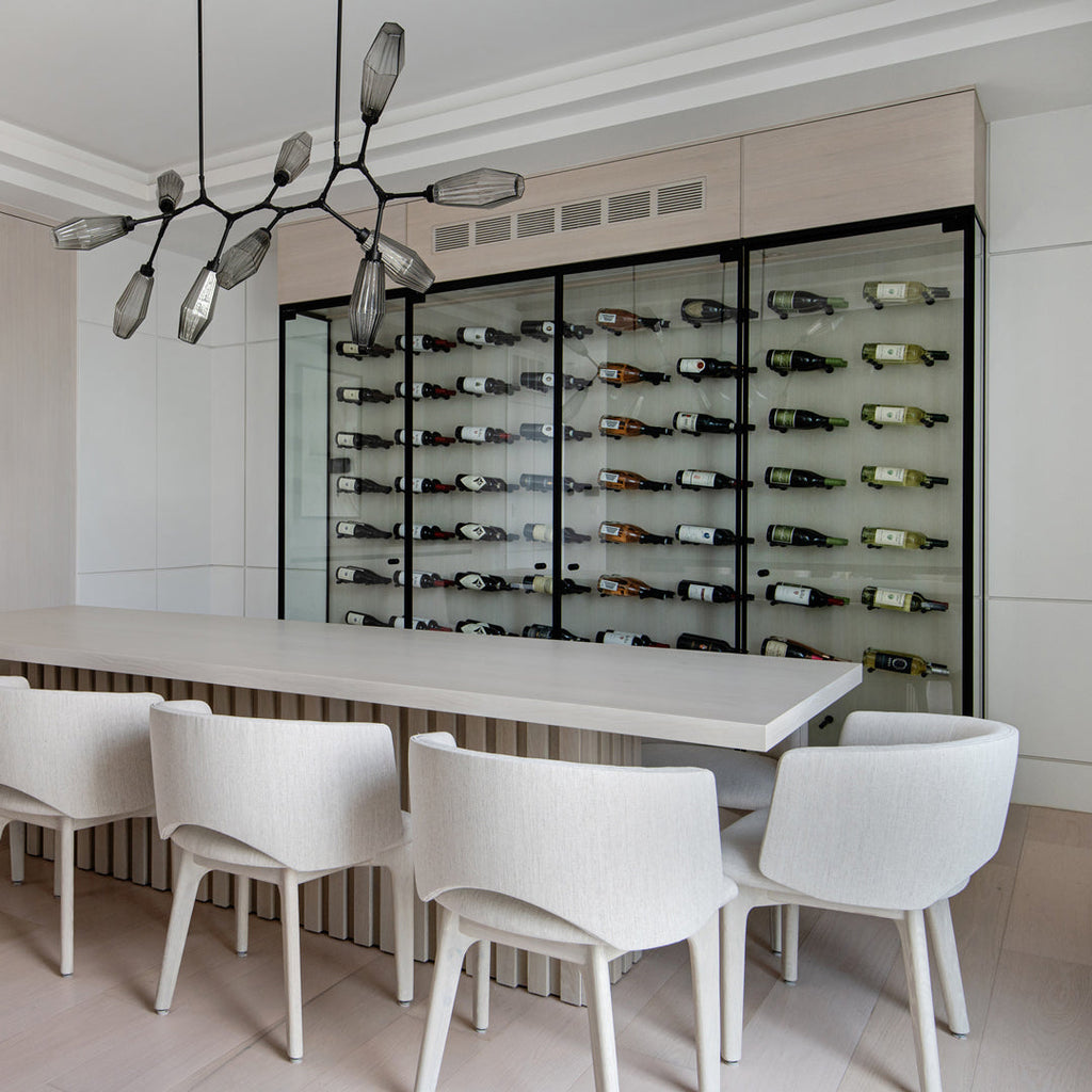 Chaise de salle à manger Mezzaluna avec dossier rembourré