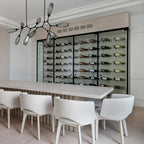 Chaise de salle à manger Mezzaluna avec dossier rembourré