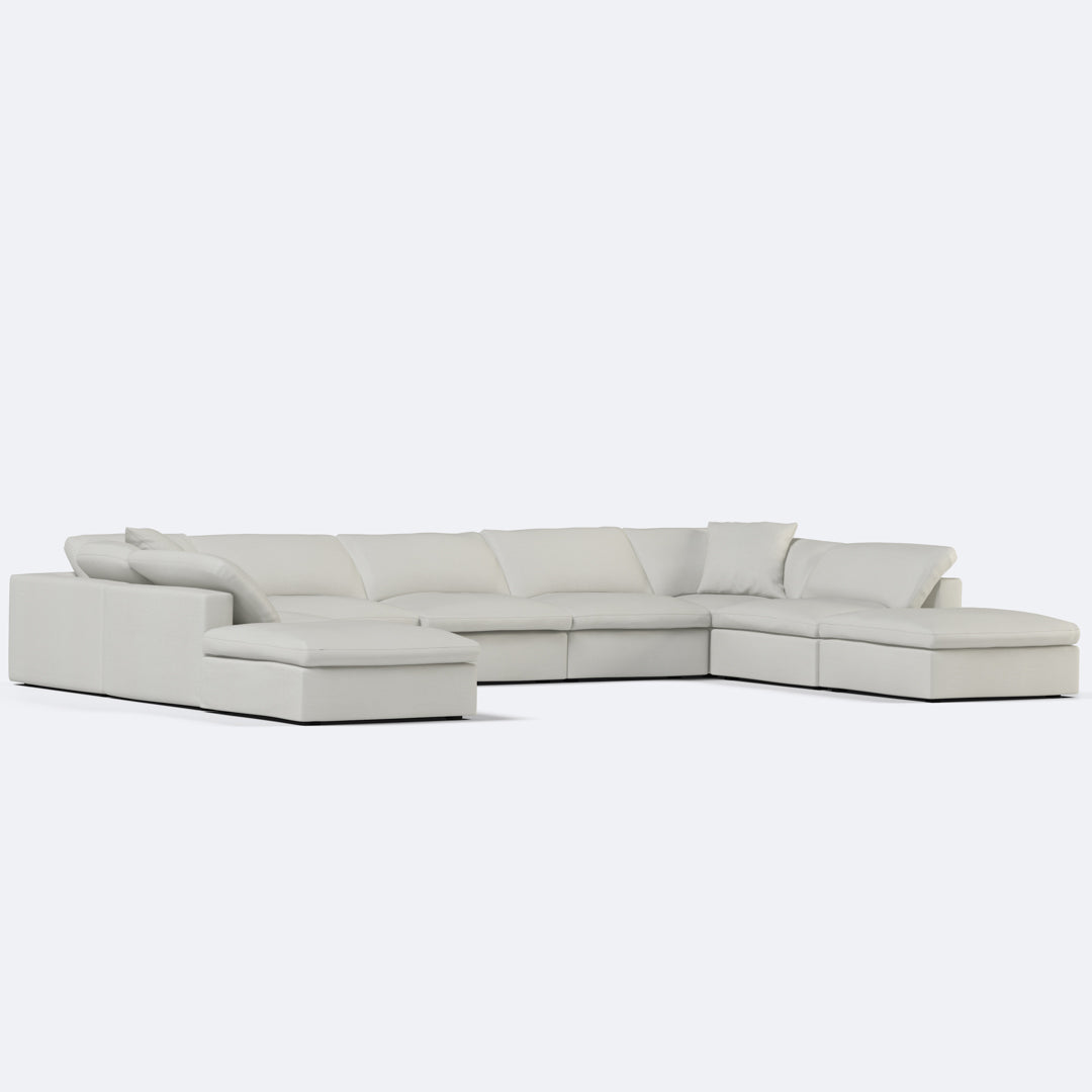 Canapé d'angle Como - 7 pièces